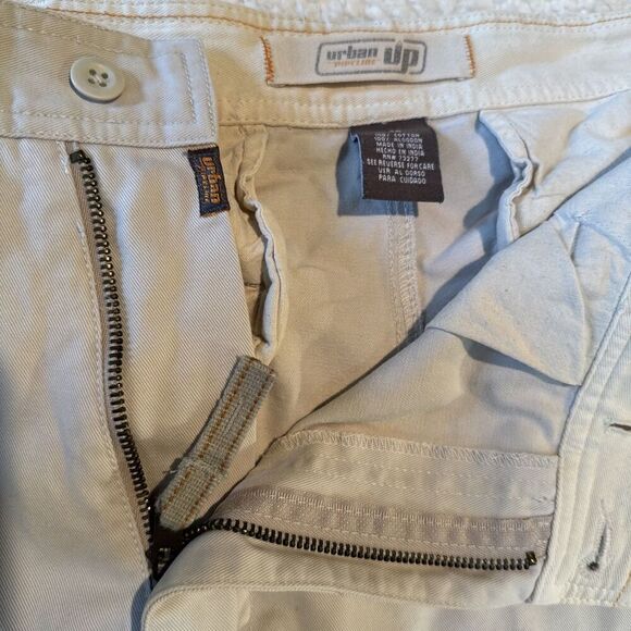 Urban Pipeline Cargo Khaki Chino Shorts Brown Flat Casual Mens Size 36 - Picture 5 of 8